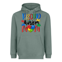 Sage proud autism mom Heavyweight Hoodie - MaliasSmallBusiness