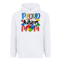 White proud autism mom Heavyweight Hoodie - MaliasSmallBusiness