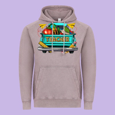 Vintage Hoodie teacher truck