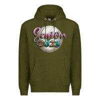 Army Green volleyball senior 2023 Premium Hoodie - BundleAndBundleShop