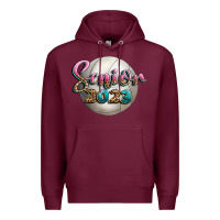 Burgundy volleyball senior 2023 Premium Hoodie - BundleAndBundleShop