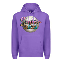 Purple volleyball senior 2023 Premium Hoodie - BundleAndBundleShop