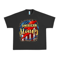 Pigment Black American honey 4th of july Urban Heavy Tee - CowGirlArtShop