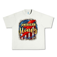 Pistachio American honey 4th of july Urban Heavy Tee - CowGirlArtShop