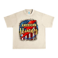 Sandshell American honey 4th of july Urban Heavy Tee - CowGirlArtShop
