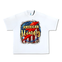 White American honey 4th of july Urban Heavy Tee - CowGirlArtShop