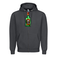 Smoke tequila bottle Zipper Hoodie - AdoDesignShop