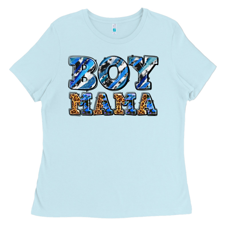 Boy Mama Ladies Tee by AdoDesignShop | Teevron