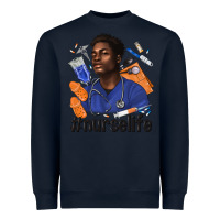 Navy afro man nurse life Heavyweight Sweatshirt - texasbilliewilder