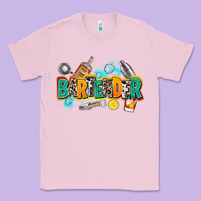 Bartender Classic Tee Designed By Adodesignshop