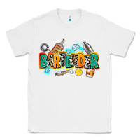 White bartender Classic Tee - AdoDesignShop