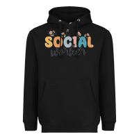 Black social worker Heavyweight Hoodie - MaliasSmallBusiness