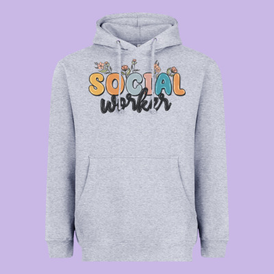 Social Worker Heavyweight Hoodie Designed By Maliassmallbusiness