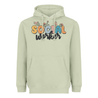 Matcha social worker Heavyweight Hoodie - MaliasSmallBusiness