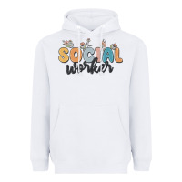 White social worker Heavyweight Hoodie - MaliasSmallBusiness
