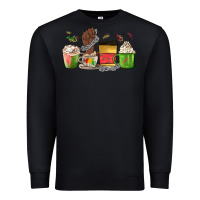Black juneteenth coffee cups Premium Sweatshirt - MaliasSmallBusiness