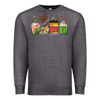 Charcoal Heather juneteenth coffee cups Premium Sweatshirt - MaliasSmallBusiness