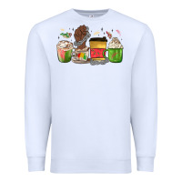 White juneteenth coffee cups Premium Sweatshirt - MaliasSmallBusiness