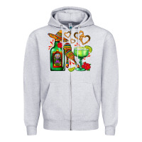 Heather Grey mexican tequila margarita and maracas Zipper Hoodie - AdoDesignShop