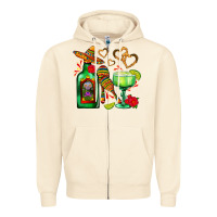 Sandshell mexican tequila margarita and maracas Zipper Hoodie - AdoDesignShop