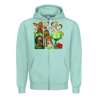 Seafoam mexican tequila margarita and maracas Zipper Hoodie - AdoDesignShop