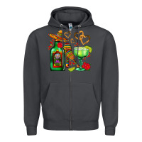 Smoke mexican tequila margarita and maracas Zipper Hoodie - AdoDesignShop