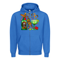 True Royal mexican tequila margarita and maracas Zipper Hoodie - AdoDesignShop