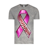 Cloud Rock Breast Cancer Ribbon Baseball Vintage Tee - texasbilliewilder