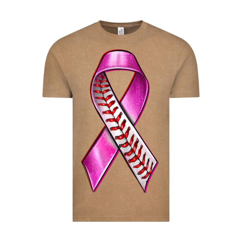 Breast Cancer Ribbon Baseball Vintage Tee by texasbilliewilder | Teevron