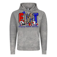 Cloud Rock emt emergency medical technician Vintage Hoodie - Zillion Design Studio