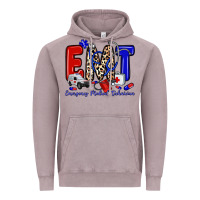 Vintage Zinc emt emergency medical technician Vintage Hoodie - Zillion Design Studio