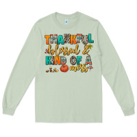 Matcha thankful  blessed and kind of a mess Long Sleeve Tee - AdoDesignShop