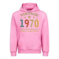 Fuchsia Pink Vintage 1970 Limited Edition 50 Years Of Being Awesome Urban Hoodie - Bettercallsaul