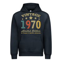Navy Vintage 1970 Limited Edition 50 Years Of Being Awesome Urban Hoodie - Bettercallsaul