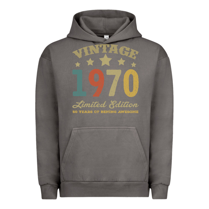 Vintage 1970 Limited Edition 50 Years Of Being Awesome Urban Hoodie by Bettercallsaul | Teevron