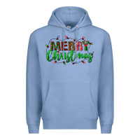Colony Blue merry christmas Premium Hoodie - BundleAndBundleShop