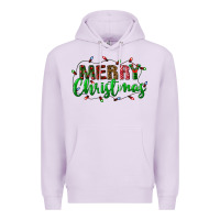 Lilac merry christmas Premium Hoodie - BundleAndBundleShop