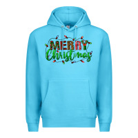 Ocean Blue merry christmas Premium Hoodie - BundleAndBundleShop
