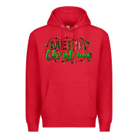 Red merry christmas Premium Hoodie - BundleAndBundleShop