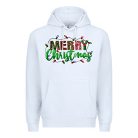 White merry christmas Premium Hoodie - BundleAndBundleShop