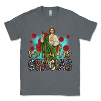 Charcoal Heather san judas gracias Classic Tee - JahusDesignShop