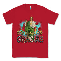 Red san judas gracias Classic Tee - JahusDesignShop