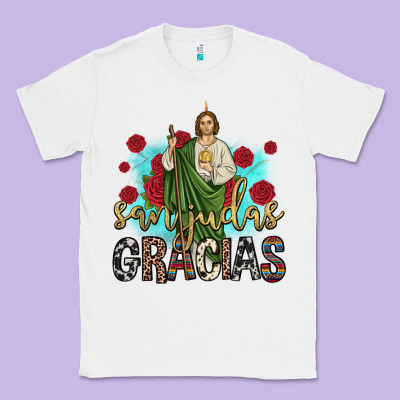 San Judas Gracias Classic Tee Designed By Jahusdesignshop