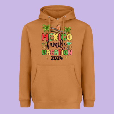 Mexico Family Vacation 2024 Heavyweight Hoodie Designed By Maliassmallbusiness