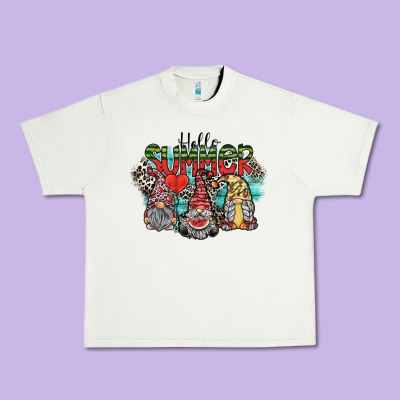 Hello Summer Urban Heavy Tee Designed By Sublimationcraftshop