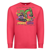 Cardinal i dig mardi gras Premium Sweatshirt - MaliasSmallBusiness