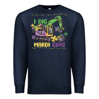 Navy i dig mardi gras Premium Sweatshirt - MaliasSmallBusiness