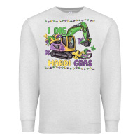 Oatmeal Heather i dig mardi gras Premium Sweatshirt - MaliasSmallBusiness