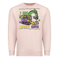 Pale Pink i dig mardi gras Premium Sweatshirt - MaliasSmallBusiness
