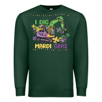Sports Green i dig mardi gras Premium Sweatshirt - MaliasSmallBusiness